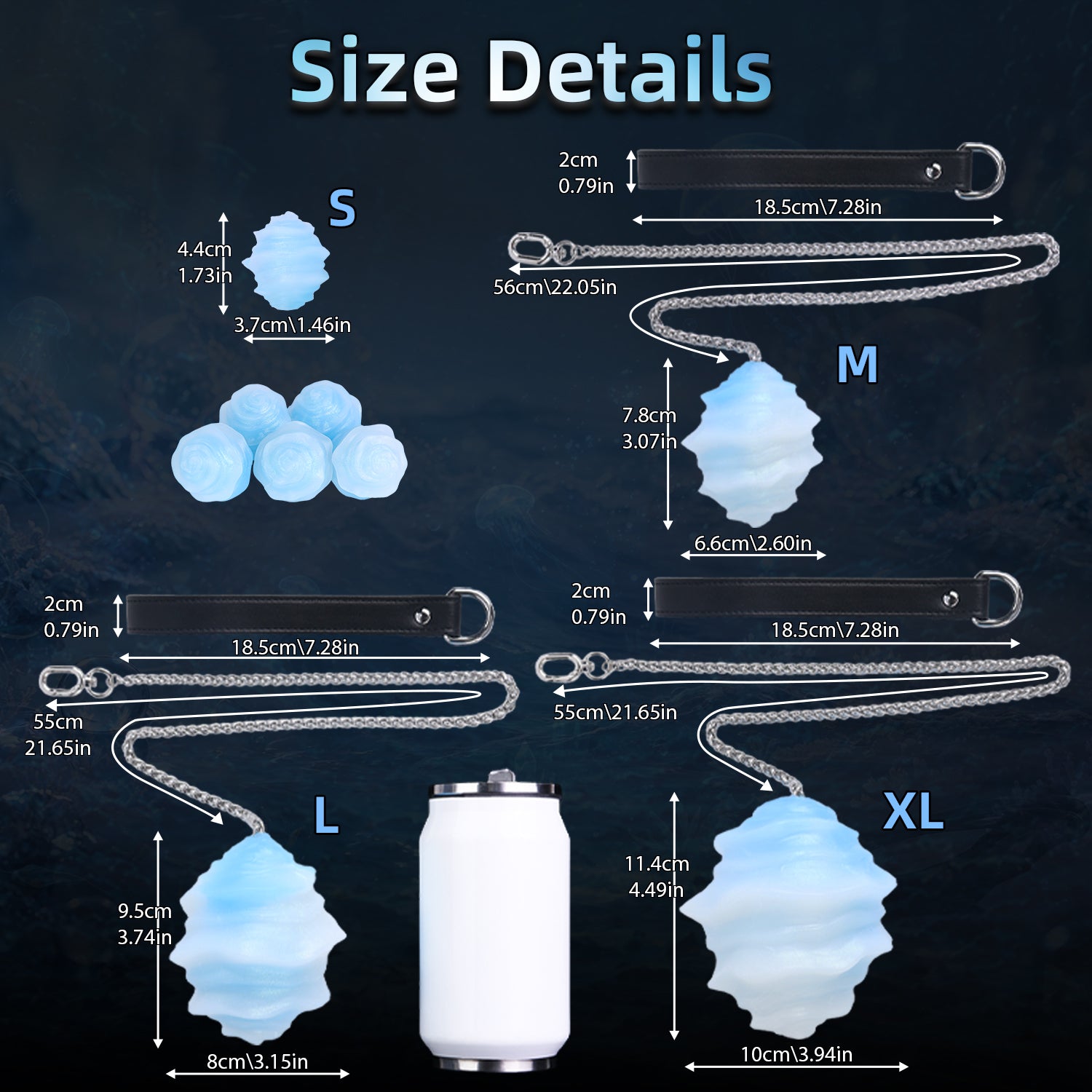 Long Chain Spiral Silicone Egg | Multi-Play Pull Toy (Anal / Vaginal / Oral)