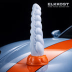 Megapede Racing  Blue Multi-Section Fantasy Creature Silicone Suction Cup Dildo