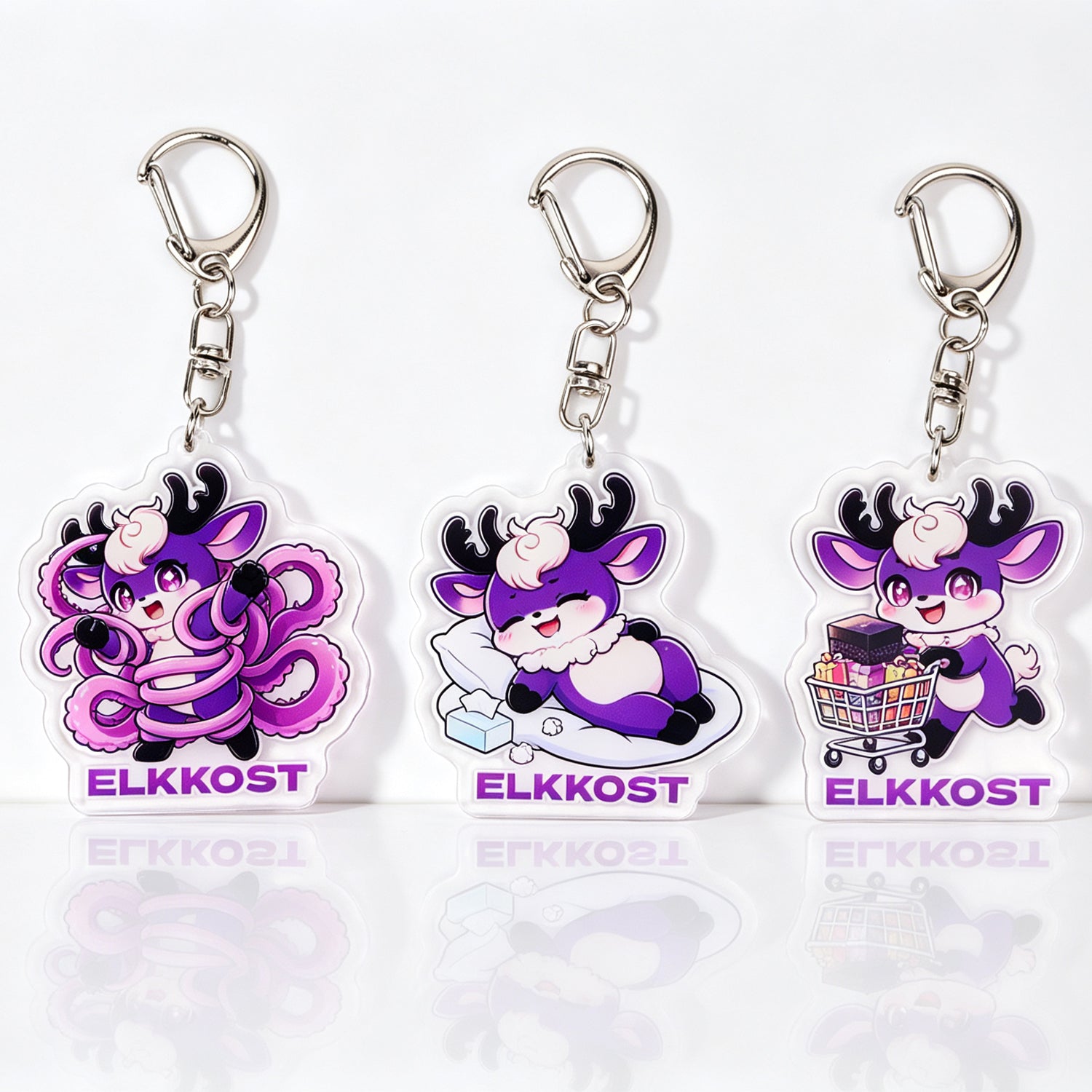 ELKKOST Keychain Charm