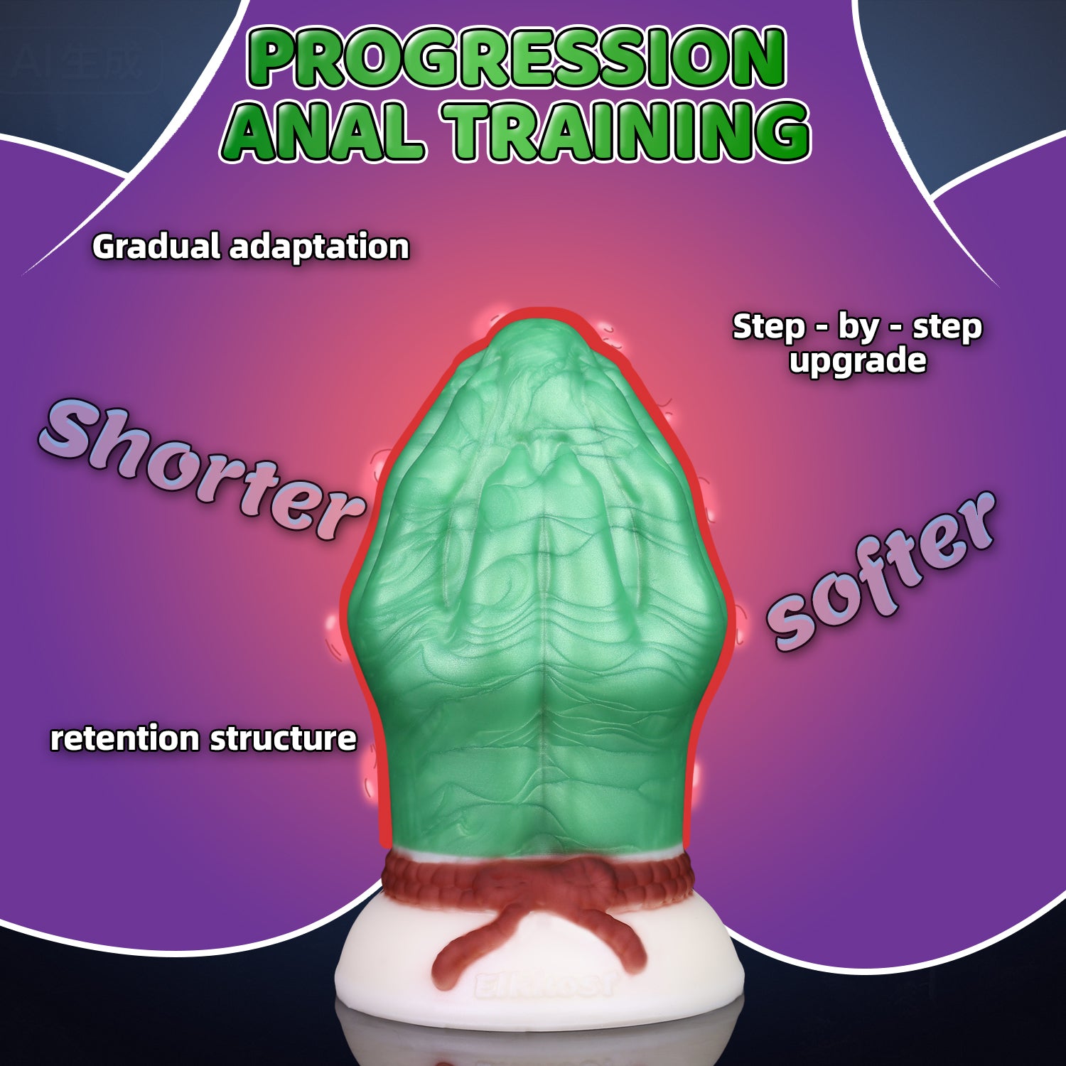 Siam Heart Leafdown advanced anal trainer