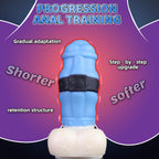Bondage Bear Aura Blue retention anal trainer