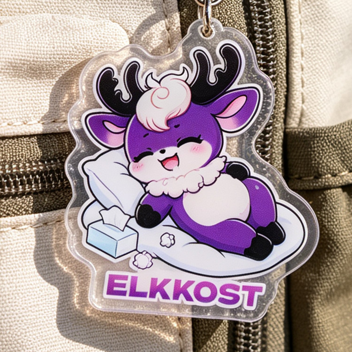 ELKKOST Keychain Charm