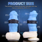 Bondage Bear Aura Blue retention anal trainer