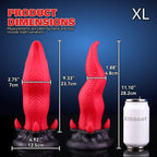 Gaffin Lightning Red Night Cat Tongue Fantasy Dildo