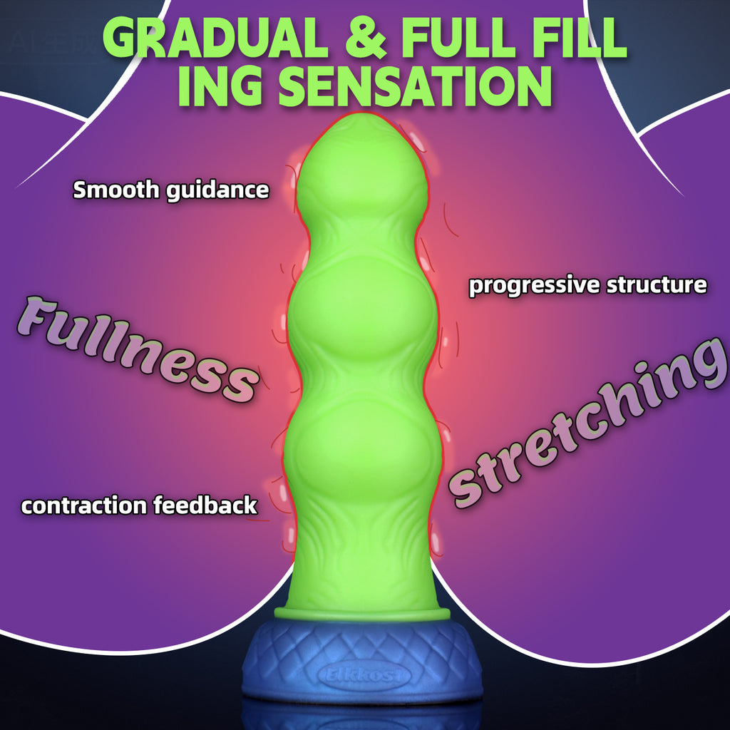 Rootcoil Relic Fluorescent green Dragon Root Dildo