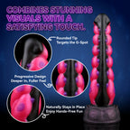 Megapede Phantom Rose Red Multi-Section Fantasy Creature Silicone Suction Cup Dildo