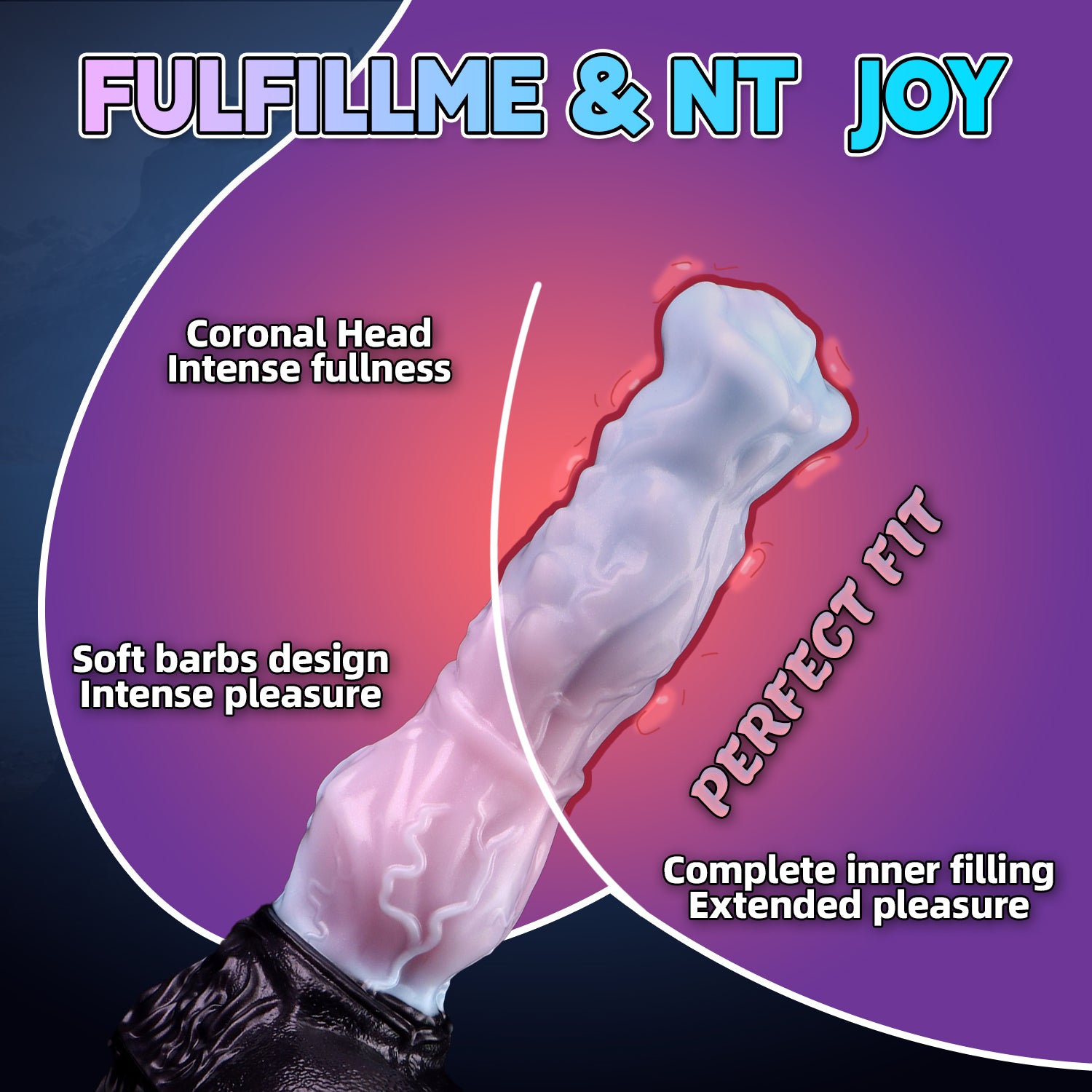 Nyxen Little Rainbow Massive Horse Fantasy Dildo