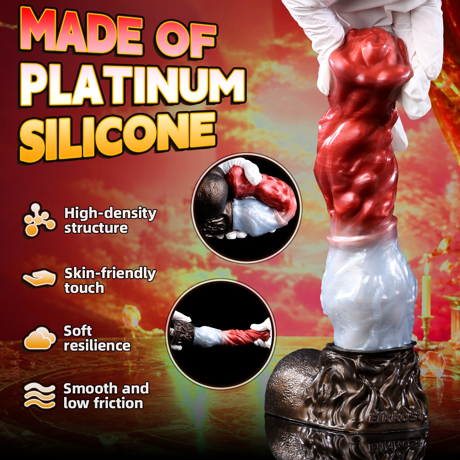 Crimson Covenant-Nyxen Massive Horse Fantasy Dildo