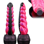 Megapede Phantom Rose Red Multi-Section Fantasy Creature Silicone Suction Cup Dildo