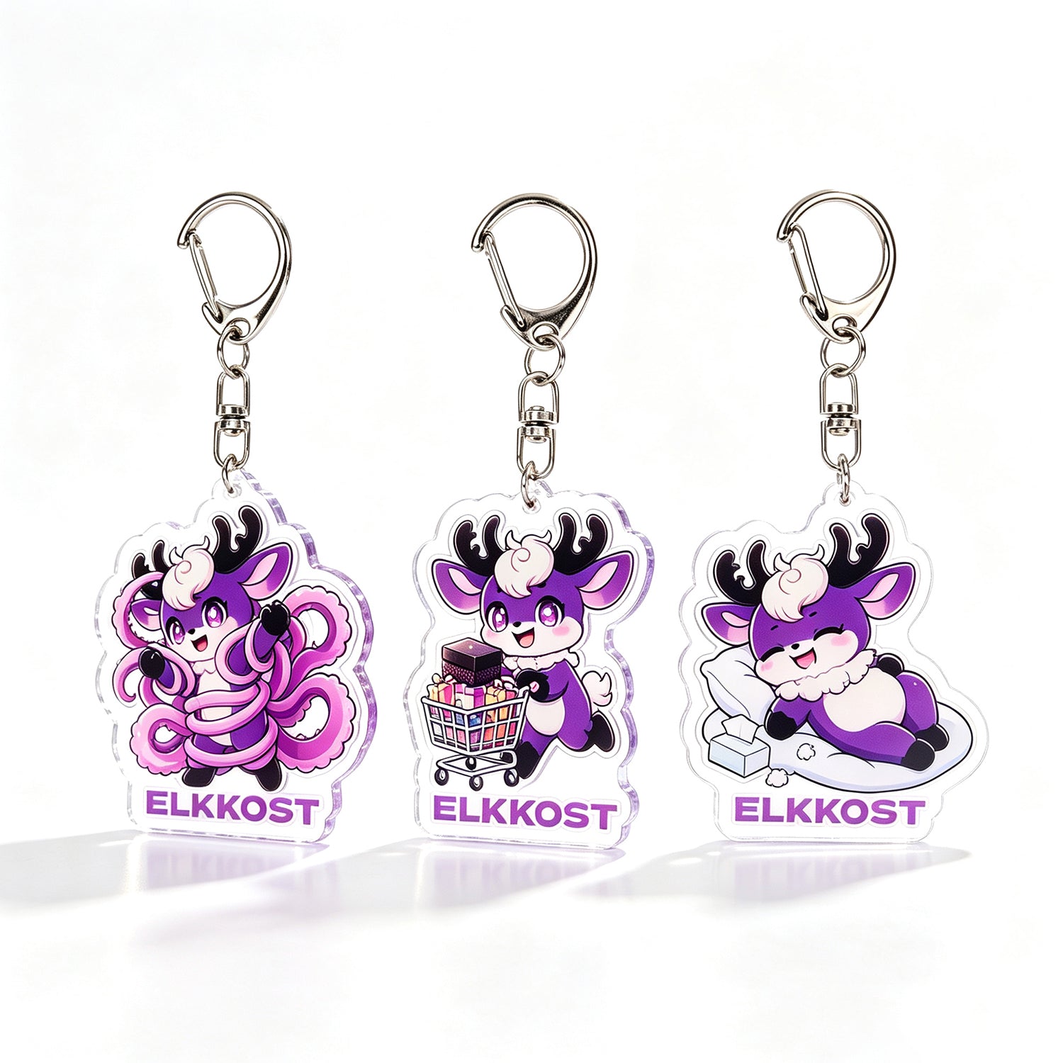 ELKKOST Keychain Charm