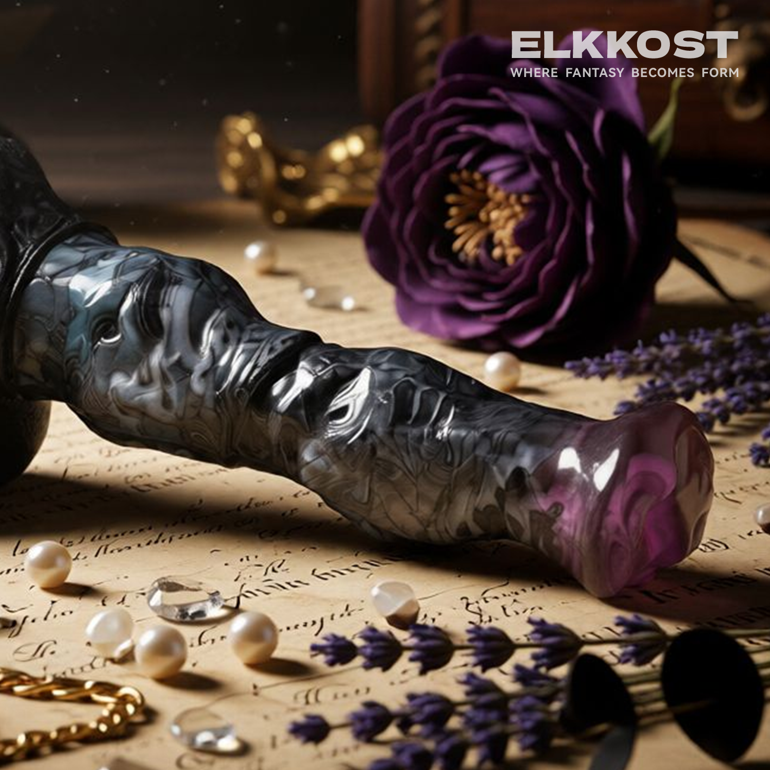 Ashen Awakening-Nyxen Massive Horse Fantasy Dildo