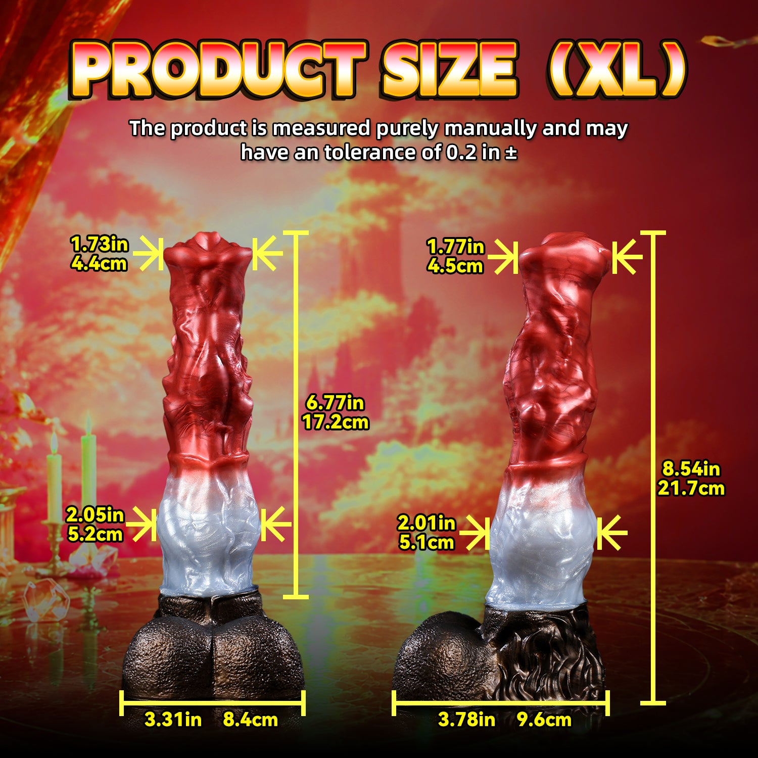 Crimson Covenant-Nyxen Massive Horse Fantasy Dildo
