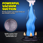 Gaffin Lightning Blue Cat Tongue Fantasy Dildo