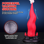 Gaffin Lightning Red Night Cat Tongue Fantasy Dildo