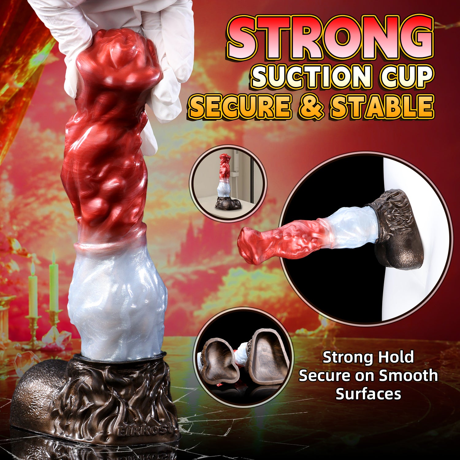 Crimson Covenant-Nyxen Massive Horse Fantasy Dildo