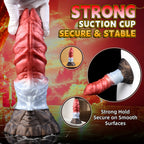 Crimson Covenant – Kharix Thick Textured Fantasy Dildo