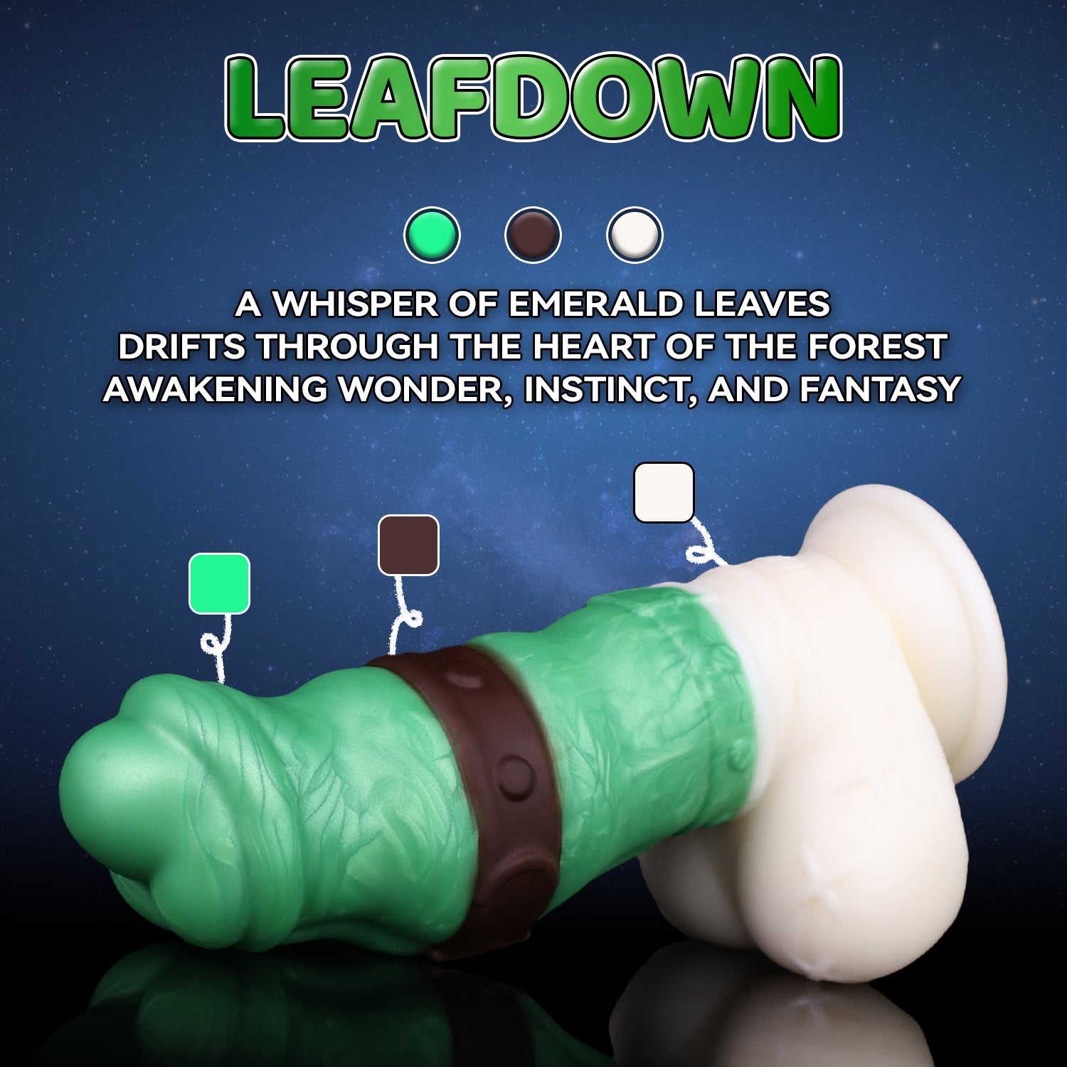 Bondage Bear Leafdown retention anal trainer