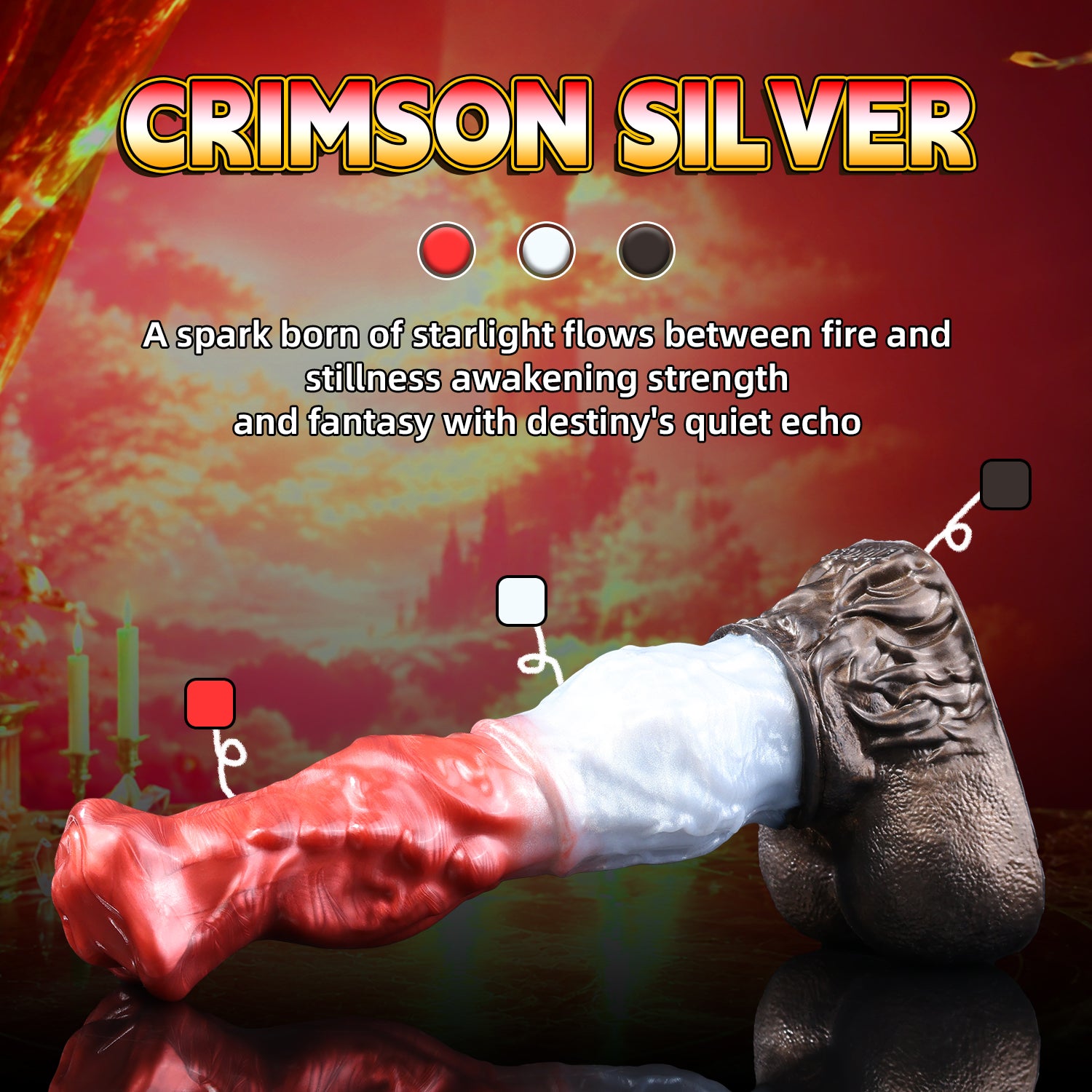 Crimson Covenant-Nyxen Massive Horse Fantasy Dildo
