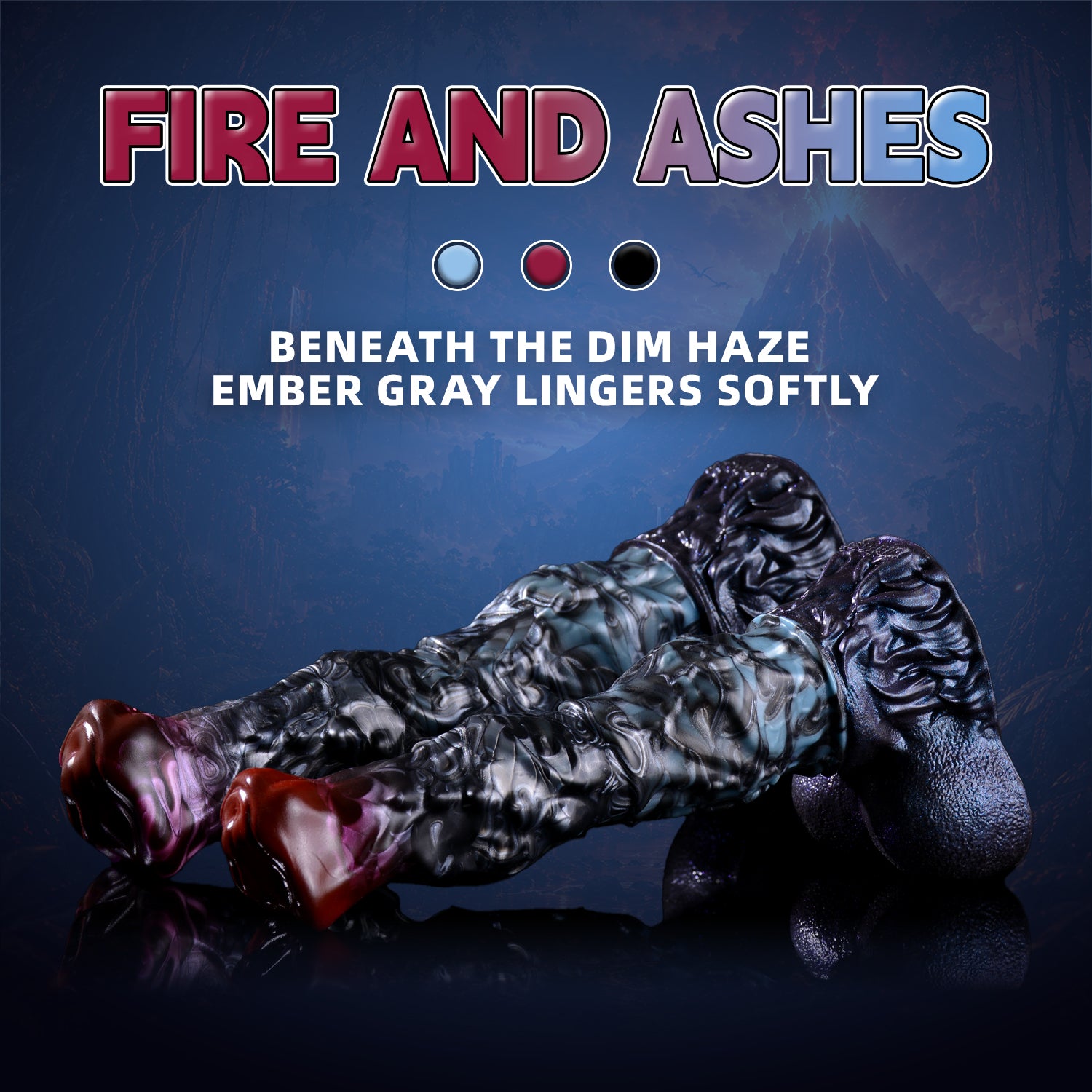 Ashen Awakening-Nyxen Massive Horse Fantasy Dildo