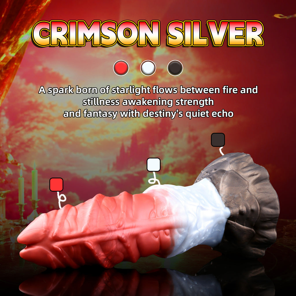 Crimson Covenant – Kharix Thick Textured Fantasy Dildo