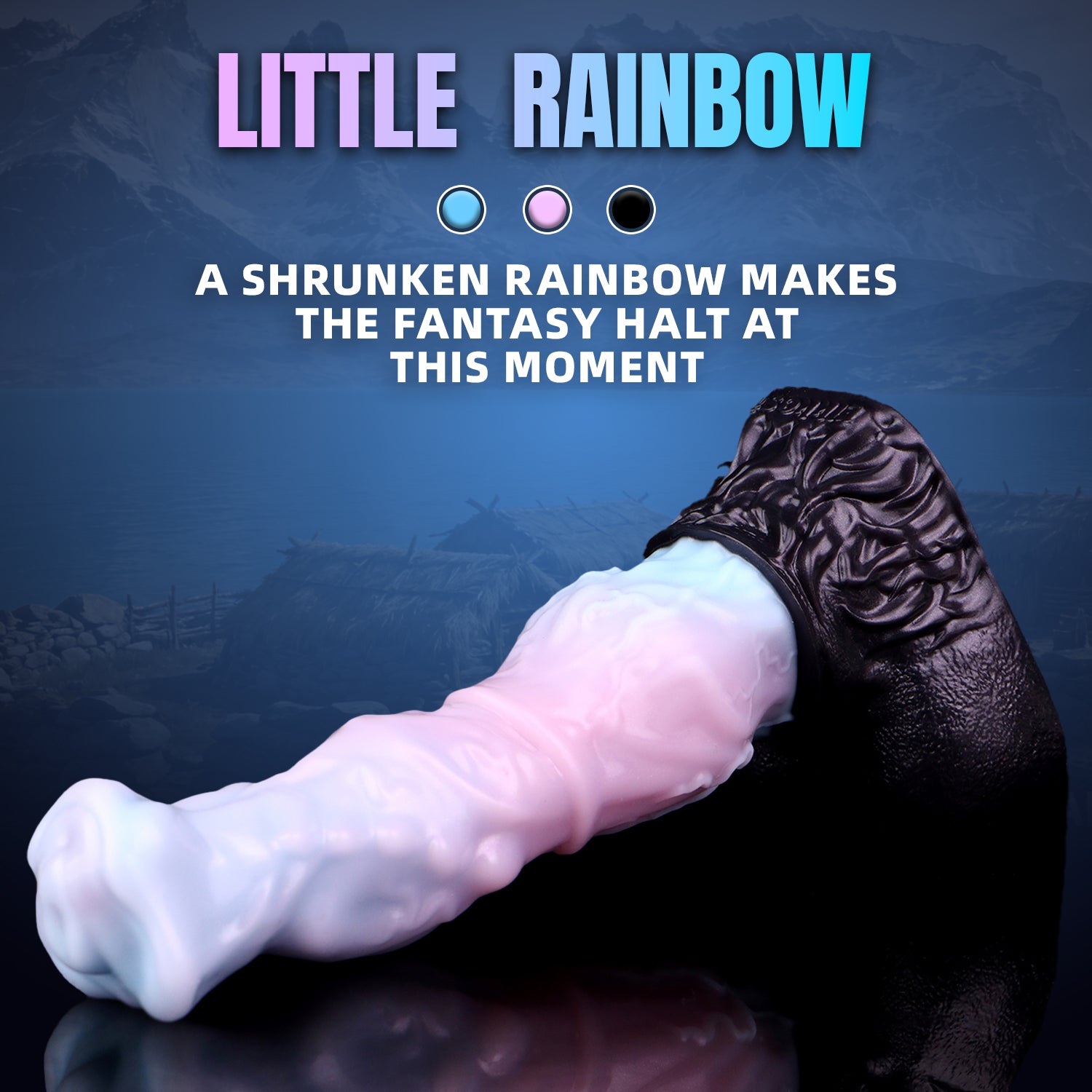 Nyxen Little Rainbow Massive Horse Fantasy Dildo