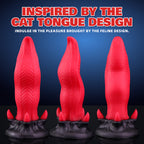 Gaffin Lightning Red Night Cat Tongue Fantasy Dildo